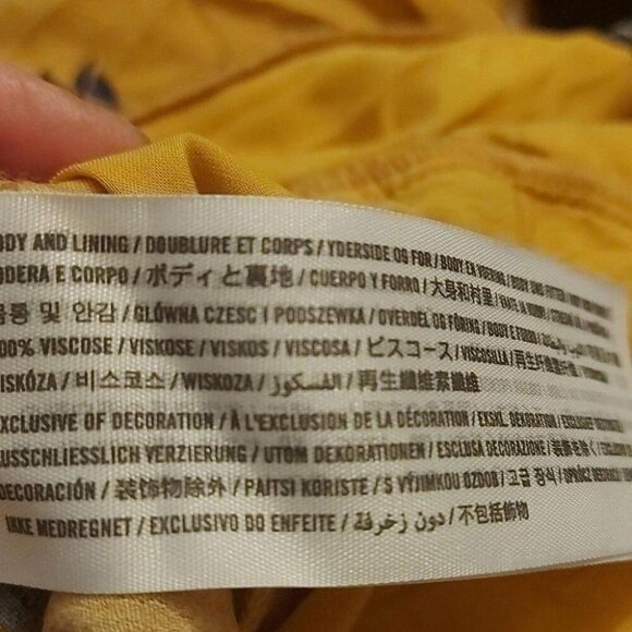 Boho Maxi Jumpsuit Abercrombie Yellow Floral NWOT Large - Picture 8 of 8